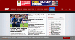 Desktop Screenshot of nemzetisport.hu
